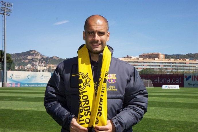 El Técnico Del FC Barcelona Pep Guardiola, Premiado Por 'Lords Of Football'
