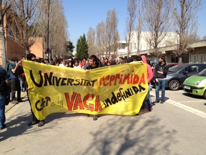 Protestas En La UAB