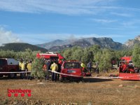 Descartan que una línea eléctrica haya provocado el incendio de Rasquera  
