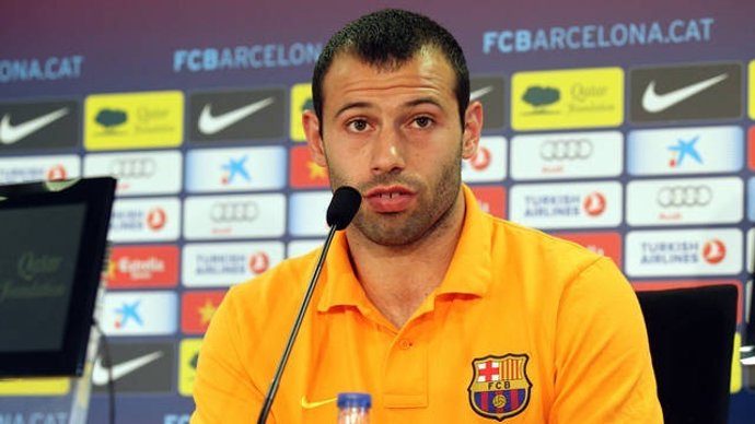 Javier Mascherano En Rueda De Prensa