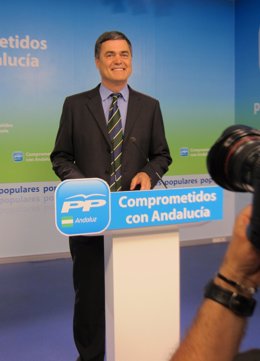 El Portavoz Del PP-A En El Parlamento, Carlos Rojas