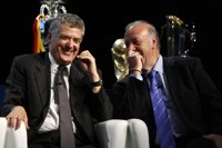 Del Bosque: "Transmito optimismo a Villa y Puyol para que trabajen con la idea de llegar" 