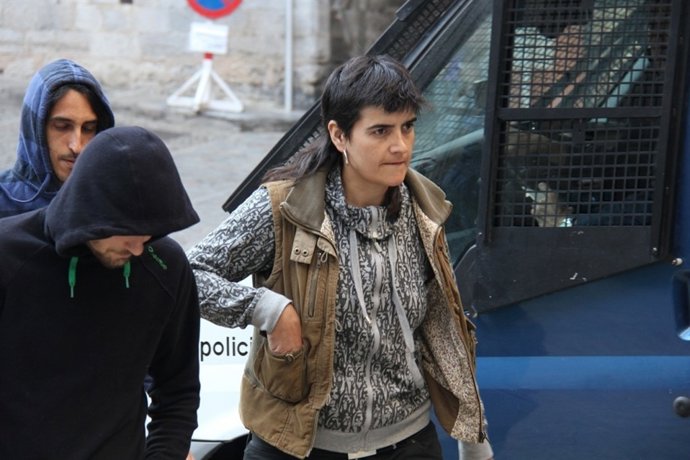 Núria Pòrtulas, A Su Llegada Al Juzgado