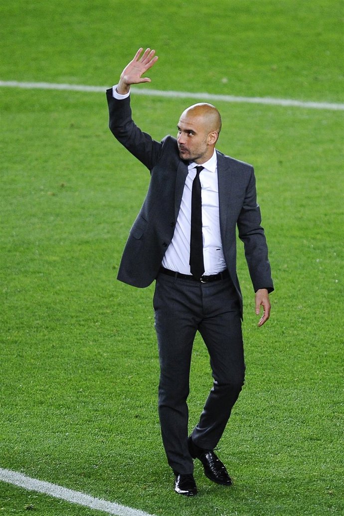 Pep Guardiola se despide del Camp Nou en Barcelona 