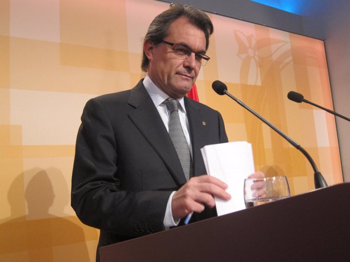 El Presidente De La Generalitat, Artur Mas