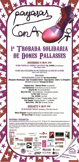 Cartel De La Trobada Solidària De Dones Pallasses