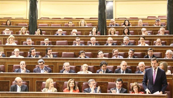 Rajoy Y El Grupo Popular En El Hemiciclo