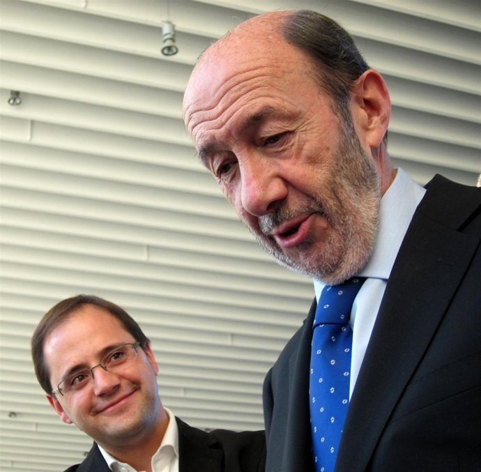 César Luena Y Alfredo Pérez Rubalcaba 