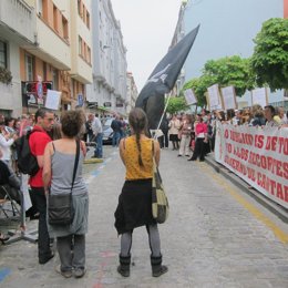 Protesta Por El Cierre De La Pereda