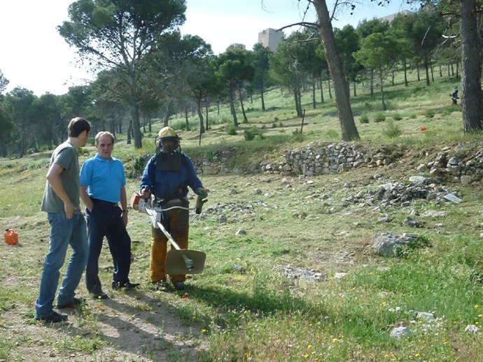 Moisés Muñoz, En El Centro, Visita Labores Preventivas De Incendios.