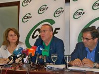 CSIF-A prevé merma de asistencia social y pérdidas de empleo por los ajustes "desproporcionados y arbitrarios" en Junta