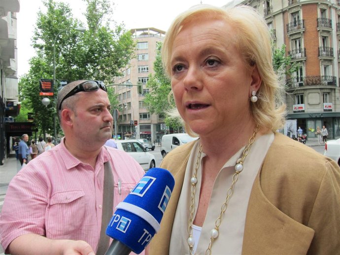 La Presidenta Del PP Asturiano, Mercedes Fernández, En Génova