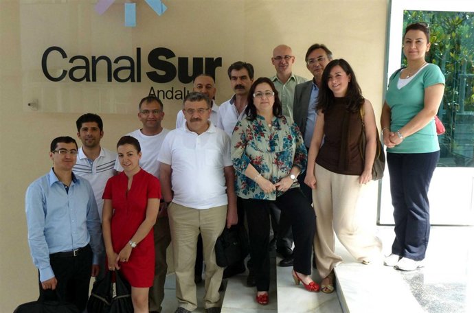 La Delegación De La Televisión Pública De Turquía En Canal Sur