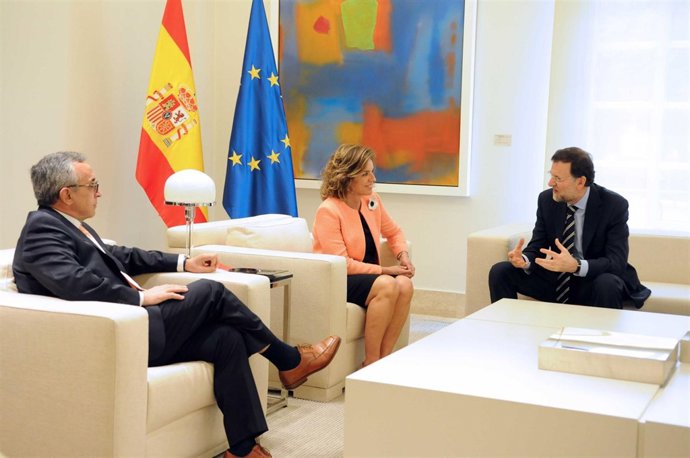 Alejandro Blanco, Ana Botella Y Mariano Rajoy        