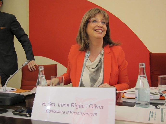 La Consellera De Enseñanza De La Generalitat, Irene Rigau