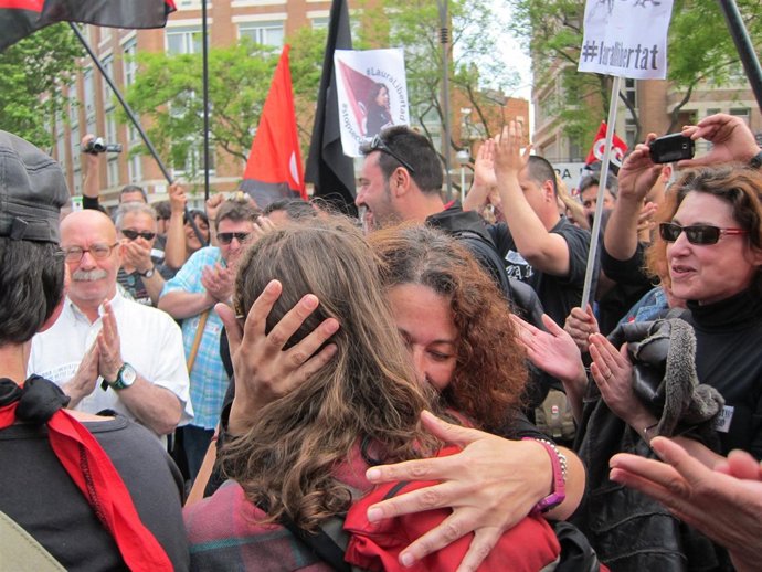 La Secretaria De Organización De La CGT De Barcelona, Laura Gómez