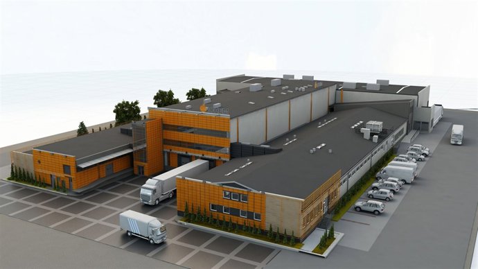 Maqueta De La Ampliación De La Fábrica De Ichem