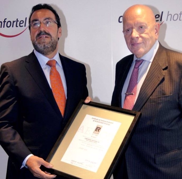 Confortel Hoteles Obtiene El Certificado AENOR De Accesibilidad Universal