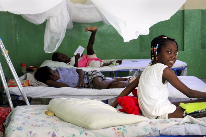Afectados por el terremoto en Haití