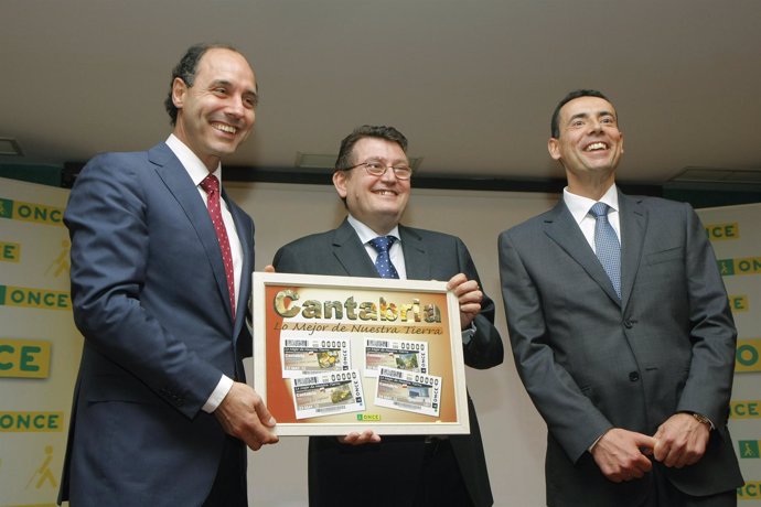 Presentación Cupones De La ONCE Dedicados A Cantabria 