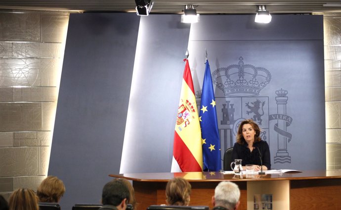 Vicepresidenta Del Gobierno, Soraya Sáenz De Santamaría En La RDP Del Consejo