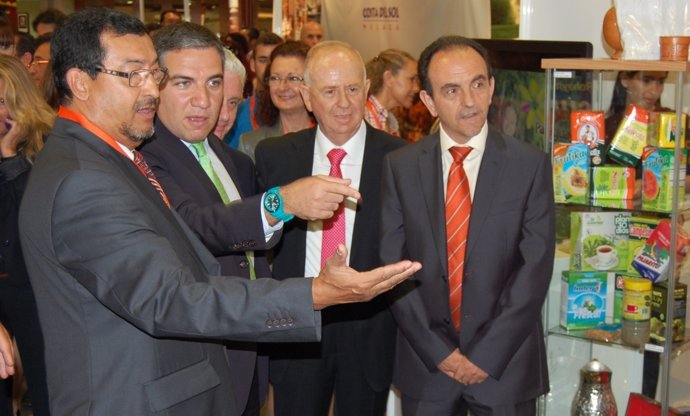 Bendodo, Butler, Fernández Montes y Rodríguez en la inauguración de Euroal