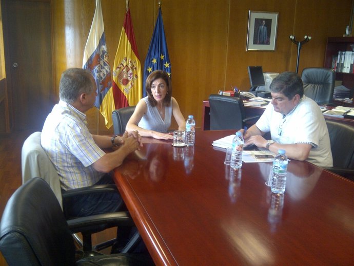 Martín, Ramos Y Rodríguez Durante La Reunión