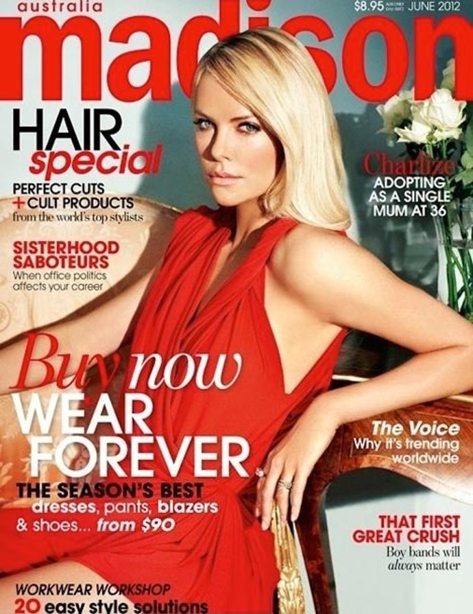 Charlize Theron para Madison Australia