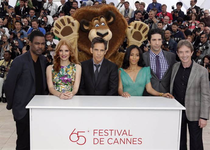 El Reparto De 'Madagascar 3' En Cannes