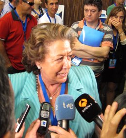 Rita Barberá A Su Llegada Al XXIII Congreso Del PPCV