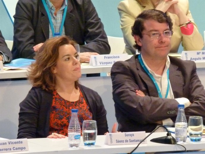 Sáenz De Santamaría En El Congreso Del PP De Castilla Y León