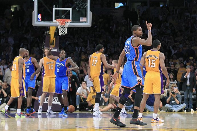 Kevin Durant En El Los Angeles Lakers - Oklahoma City Thunder