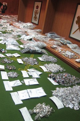 Joyas Incautadas Por La Guardia Civil De Huelva