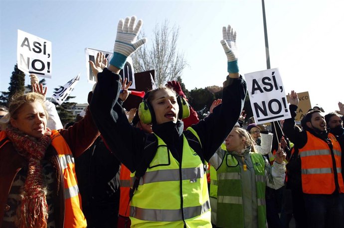 Concentración De Spanair En Fomento