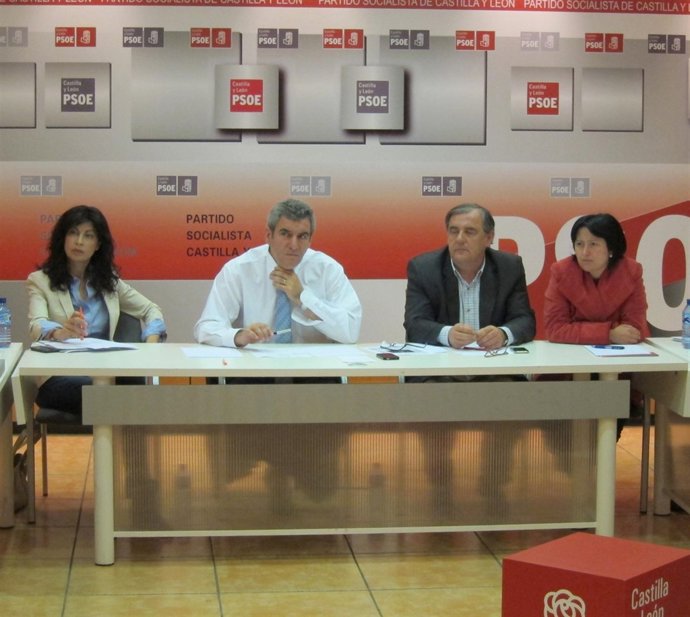 Julio Villarrubia Preside La Reunión De La Ejecutiva Del Pscyl