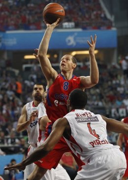 Ramunas Siskauskas En La Final De La Euroliga CSKA Moscú - Olympiakos