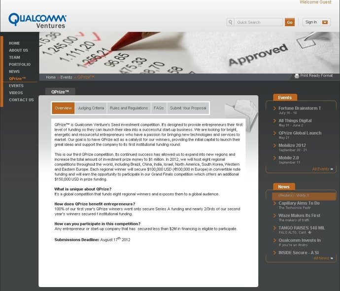 Página Web De Qualcomm Ventures 