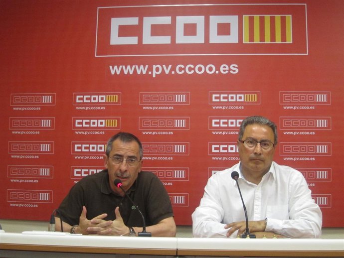 Ramón Górriz Y Paco Molina Durante La Rueda De Prensa.