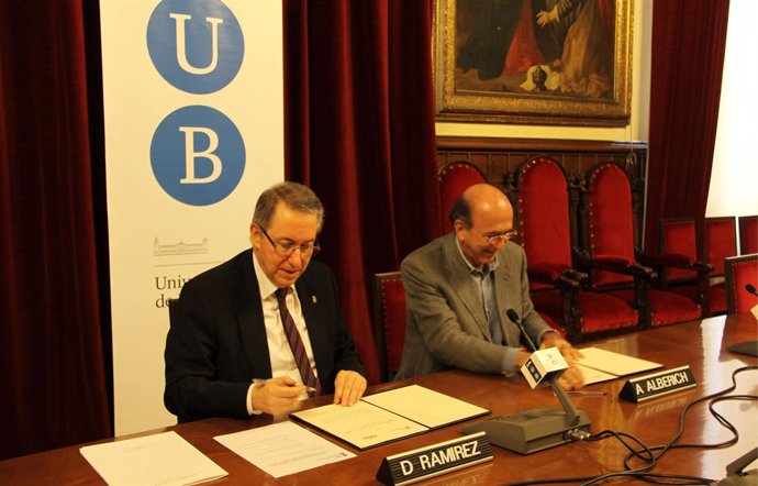 La UB Y Fundación Formació I Treball Firman Un Convenio De Colaboración