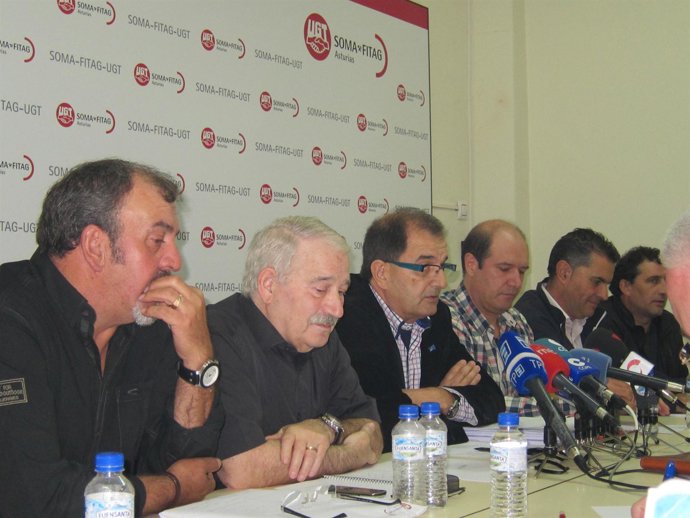 Rueda De Prensa De La Federación De La Minería De CCOO Y De Fitag-UGT