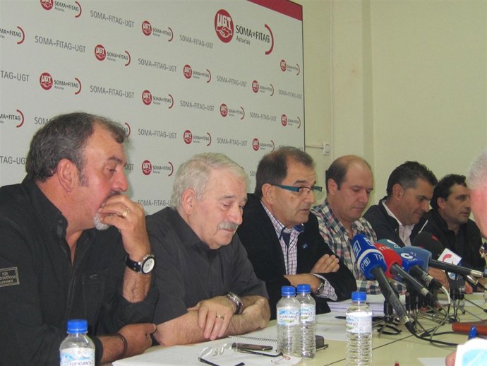 Rueda De Prensa De La Federación De La Minería De CCOO Y De Fitag-UGT