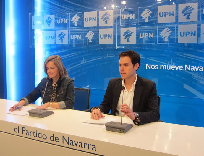 Sergio Sayas Y Carmen González, Parlamentarios De UPN.