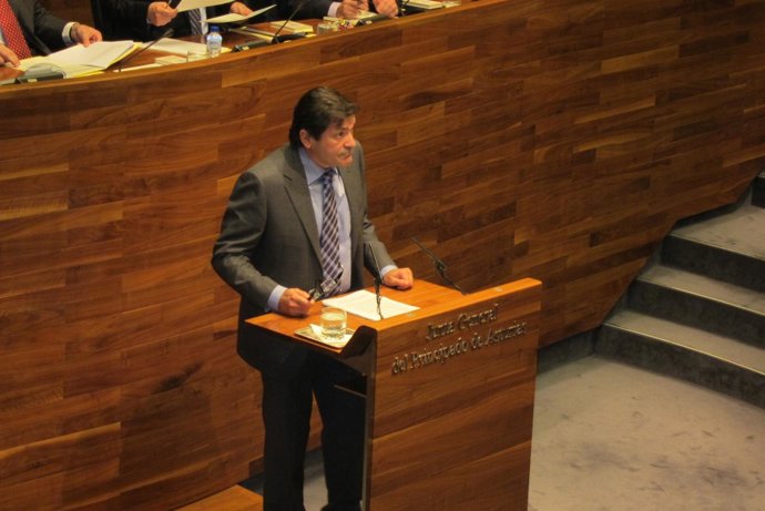 Javier Fernández (PSOE), nel plenu D'Elección Del Presidente