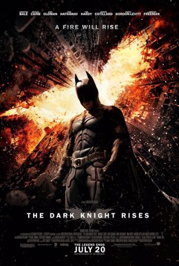 Cartel de The Dark Knight Rises Batman El Caballero Oscuro
