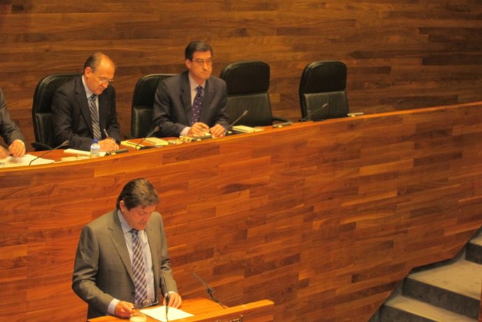Javier Fernández (PSOE), Durante El Pleno De Elección De Presidente 