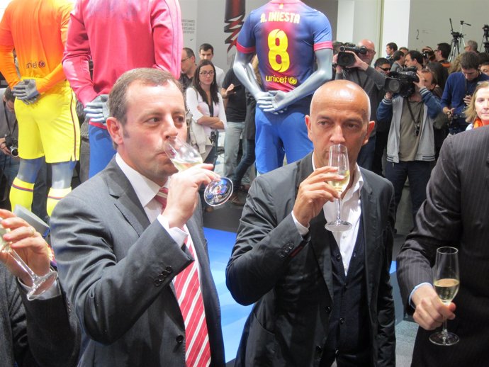 El Presidente Del FC Barcelona, Sandro Rosell