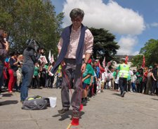 Concentración En Defensa De La Educación Pública En La Plaza De San Pablo