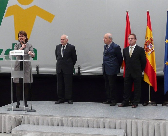 Yolanda Barcina, En El Aniversario De Fundación Varazdin.