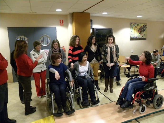 Alumnos De La UNED En Las Jornadas De Cocemfe 