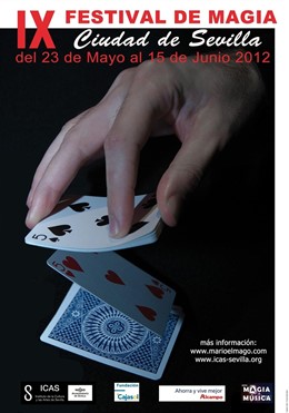 Cartel Del IX Festival De Magia. Ciudad De Sevilla